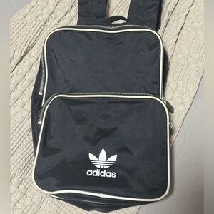 Adidas Black Classic Backpack with Trefoil Logo